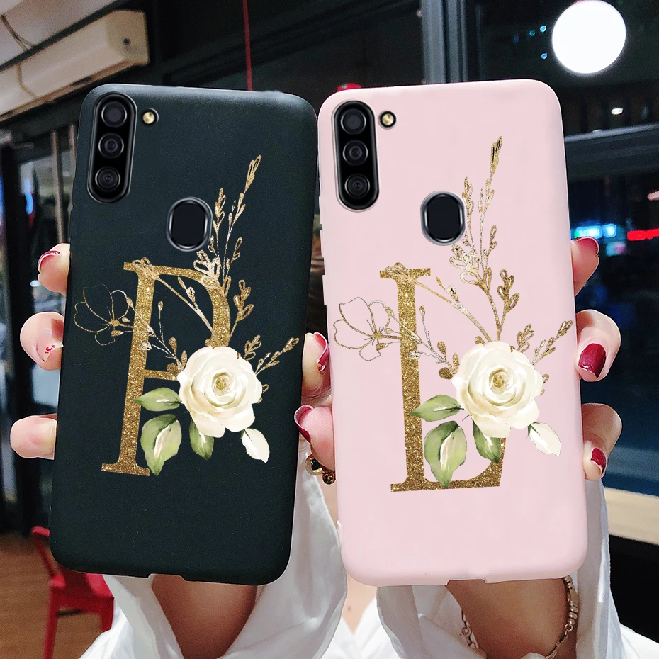 Per Samsung Galaxy A11 Custodia Samsung A11 Cover Posteriore Lettere Carine Personalizzate Custodie Per Telefoni In Silicone Morbido Per Samsung Galax