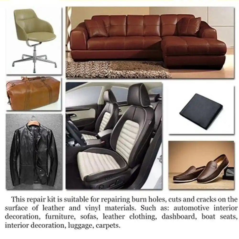 ホットユニバーサル革修復ツール ミリリットルカーシートソファコート穴スクラッチ亀裂なし熱液体革ビニール修理キット Aliexpress