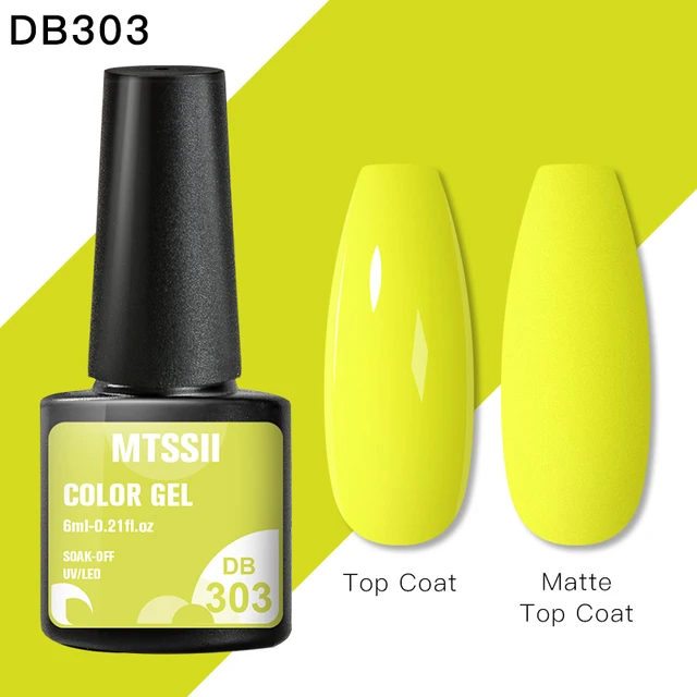 Mtssii Reflective Glitter Gel Nail Polish 6ml Sparkling Auroras Laser Nail Gel Nail Art Varnish Semi Permanent Top Base Gel Q15167 NO Reflective