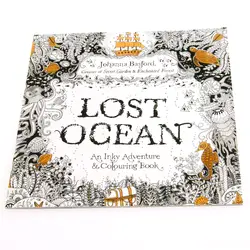 Прямая поставка «lost Ocean» Рисование раскраска книги для граффити взрослых живопись детей новый