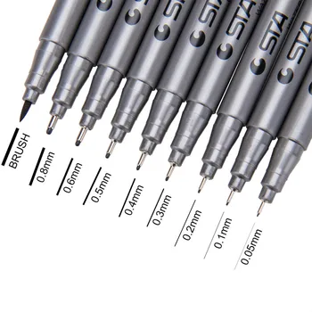 

1pcs Brush Pen Calligraphy Pen Markers Art Writing Office School Supplies Stationery Student Free Shipping