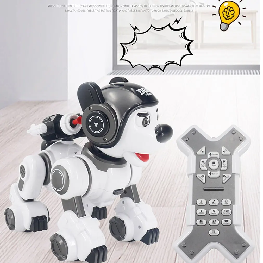 Инфракрасный пульт дистанционного управления детские игрушки интеллектуальное раннее образование программируемый робот Механическая Собака