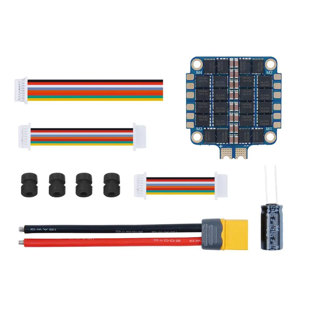 ESC 4 в 1 iFlight sucex 50A 2 6s BLHeli_32 с телеметрической поддержкой DShot150/300/600/1200 MultiShot OneShot для