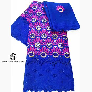 

2020 African Lace Fabric Swiss Voile Lace High Quality Nigerian Lace Fabrics For African Wedding Party African perforation