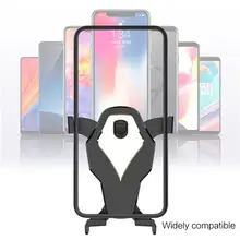 Multifunctional 360 Automatic Lock Rotating Car Phone Holder Air Vent Clip Cell Phone Mount For Outdoor Tools