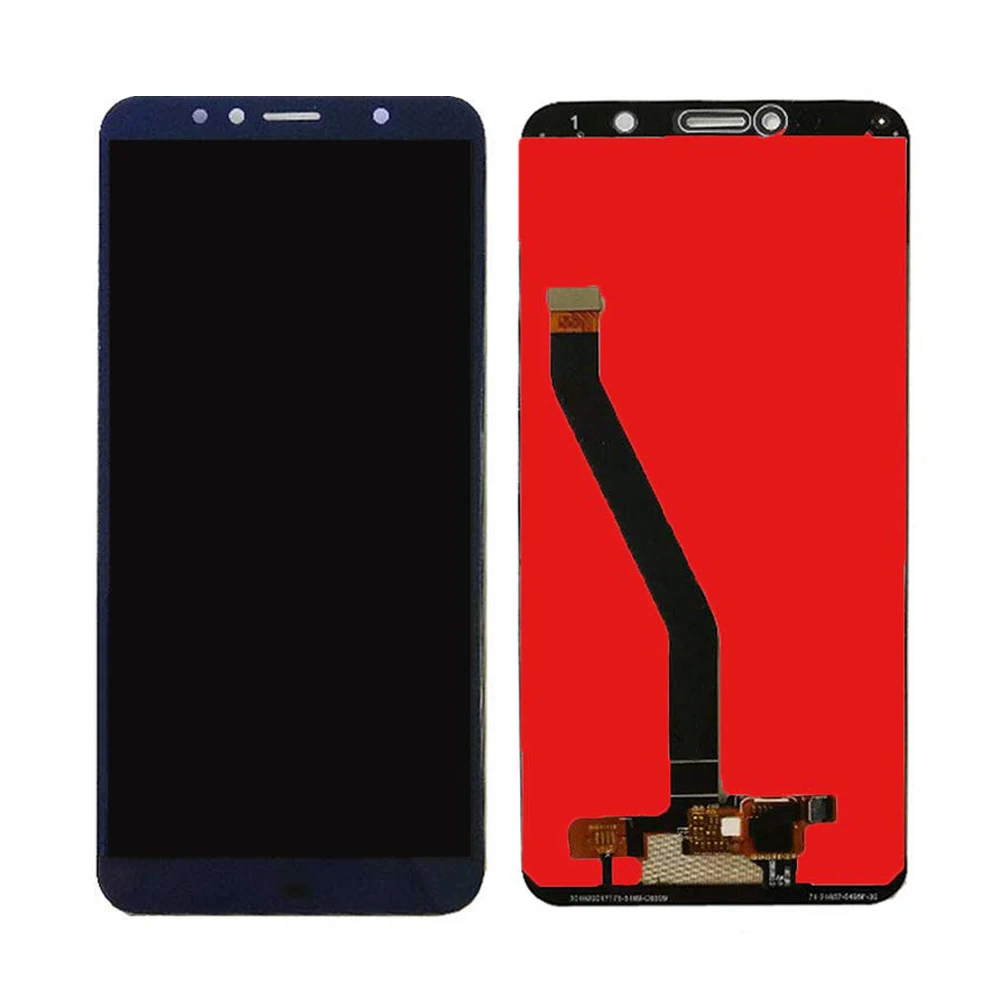 ЖК дисплей с дигитайзером сенсорного экрана для Huawei Honor 7C рамкой сменный aum L41