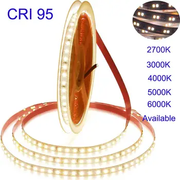2020 새로운 5m 5 년 보장 백색 높은 CRI 95 LED 지구 빛 DC 12V 2835 LED 온난 한 백색 자연 백색
