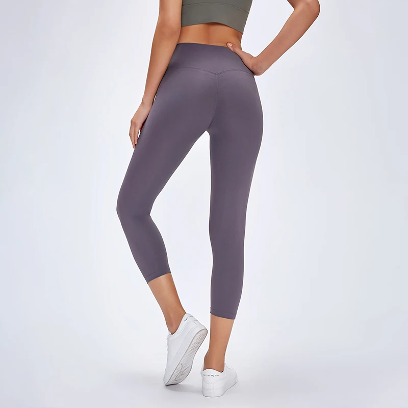 Solid Coloured Capri Leggings - Classic Waistband – Leg Smart