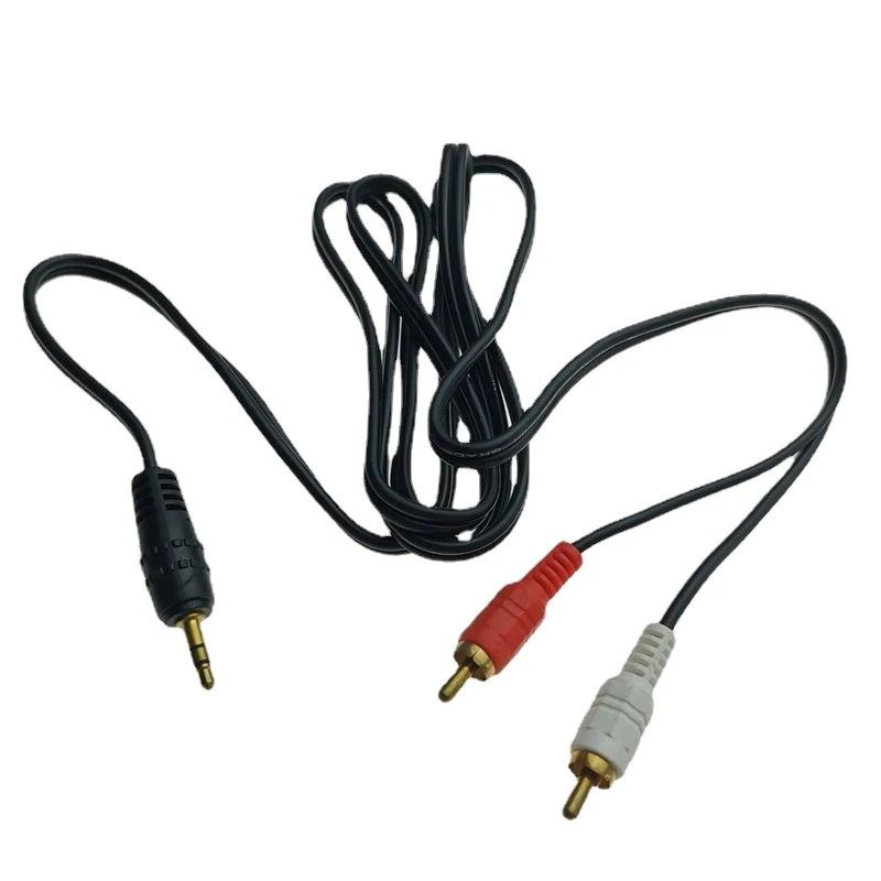 Norteamérica familia atlántico Computer 3.5mm AUX Male To 2 Port RCA Male Stereo Audio Cable Cord for  Speaker Headset DVD Player TV Set Top Box 1.5M Red White|Computer Cables &  Connectors| - AliExpress