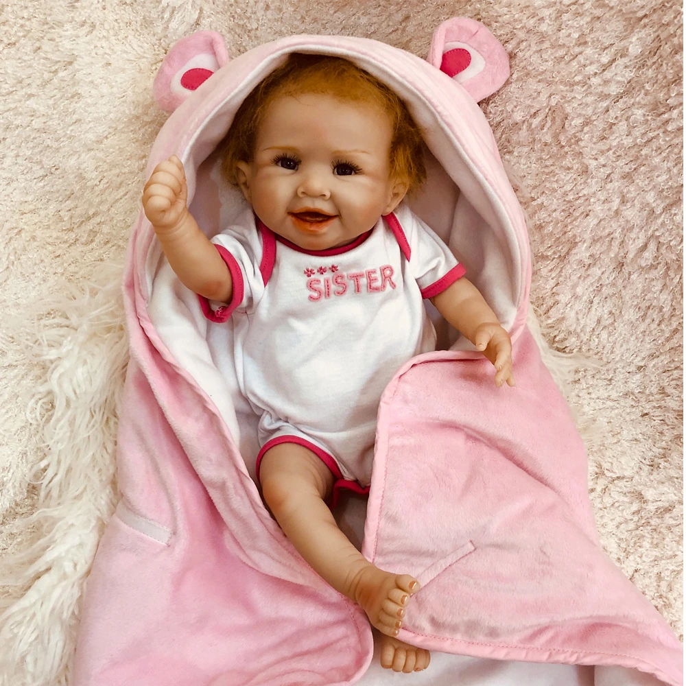 Poupee Reborn En Silicone Pour Filles Corps Entier De Pouces Jouets Pour Filles Cadeaux De Noel 50cm Aliexpress