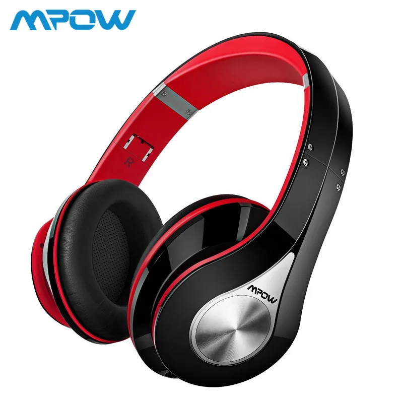 Günstige Mpow Beste 059 Kopfhörer Drahtlose Bluetooth 4,0 Kopfhörer Eingebaute Mic Weiche Ohrenschützer Noise Cancelling Stereo Headset Für Handys