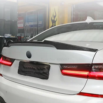 

Fit For BMW 3 Series G20 330i 340i P/M4 Style Carbon Fiber Rear Trunk Roof Spoiler 2019 2020 Car Styling