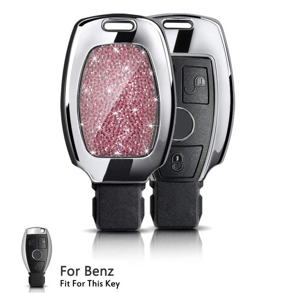 Умный пульт дистанционного управления 3 кнопки брелок для Mercedes benz W210 W211 W212 W124 W176 W202 W203 W204 W205 Автомобильный ключ чехол Авто Декор Аксессуары