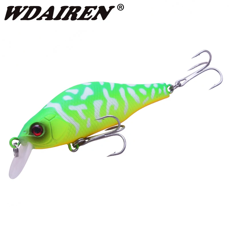 

WDAIREN Minnow Hard Bait 80mm 9g With Magnetic System Fishing Lure Bass With VMC Hook perch Wobbler Fish Lure Fishing Tackle