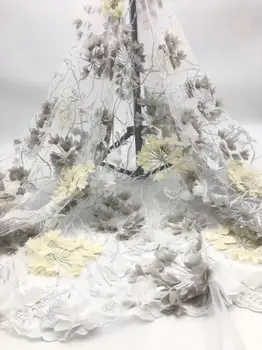 

best quality Sophia-59.2803 embroidered African Tulle Lace Fabric African French Lace Fabric with embroidery