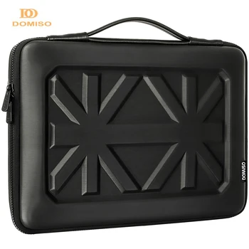 

DOMISO Half Hard Shell Laptop Sleeve With Handle For 13" 14" 15.6" 17" Inch Notebook Computer Bag Shockproof SplashProof Case