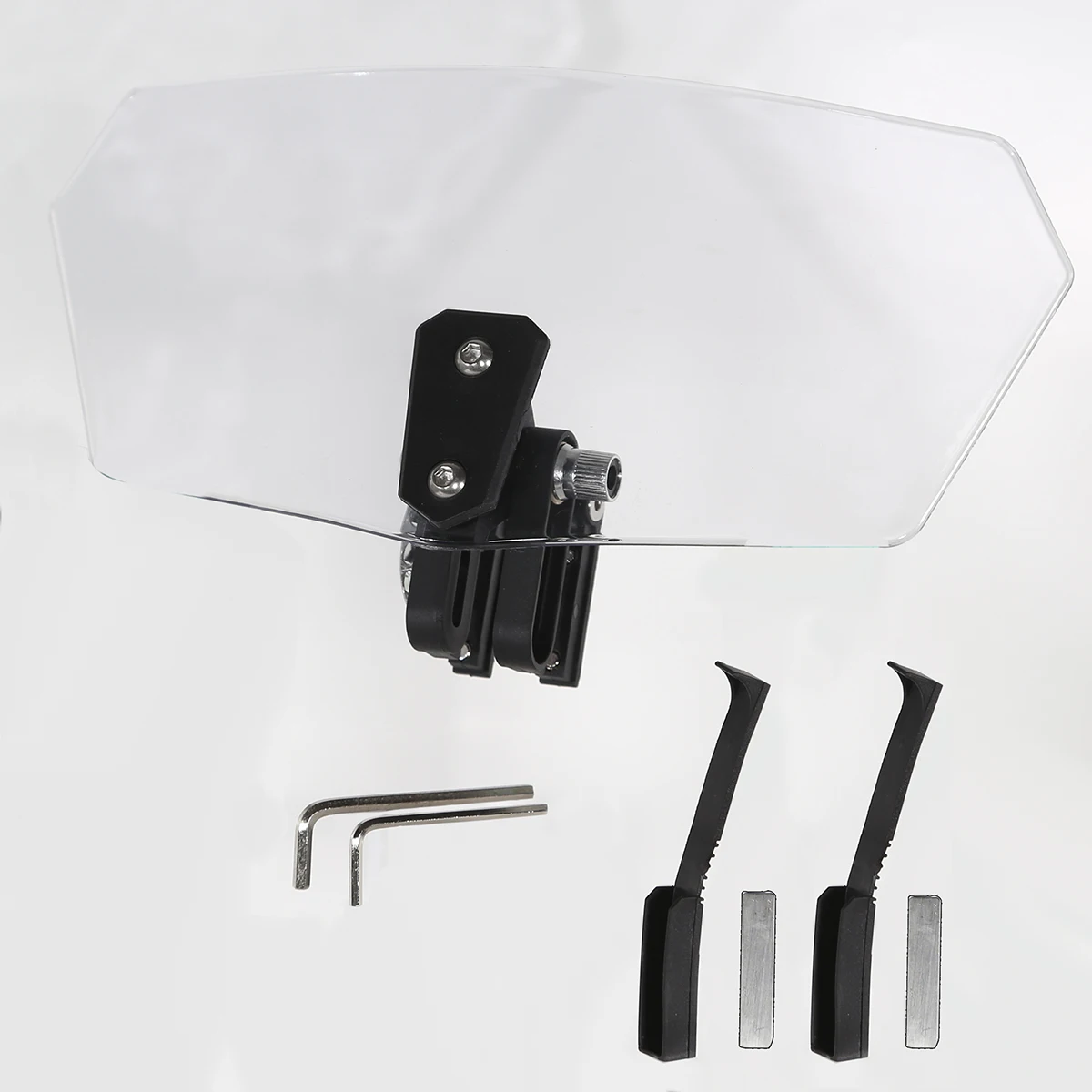 universal motocicleta fumaça windscreen defletor de vento para suzuki bmw triumph yamaha honda kawasaki mt