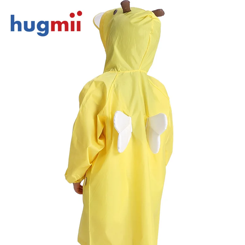 

Hugmii CHILDREN'S Raincoat Stereo Cartoon Modeling Men And Women Child Baby Poncho Seamless Joint Lightweight Breathable