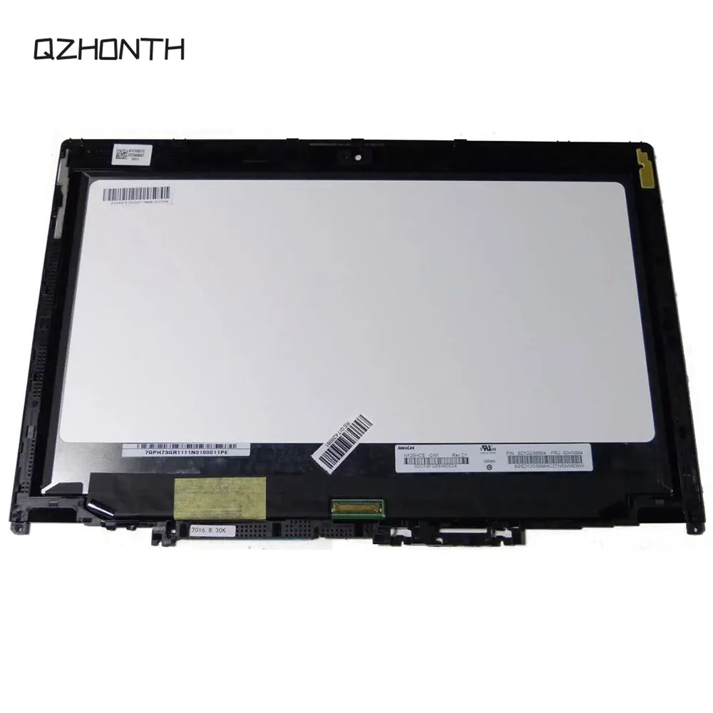 FHD LCD Touch Screen Assembly with Frame For Lenovo ThinkPad Yoga 260 1920x1080 (2)
