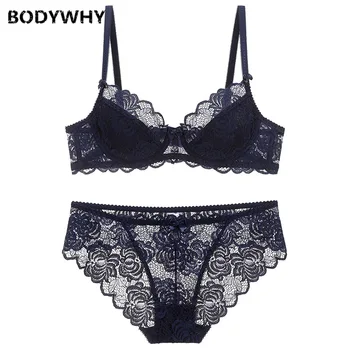 

Women Lace Bra Set Backless Bra And Panty Set Push Up Deep V Underwear Brief Set Lingerie 5 Colors Sexy Elegant Fashion Beauty