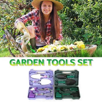 

5-10Pcs/Pack Garden Tools Set Gardening Kit Pruner Trowel Transplanting Spade Rake Spray Bottle DIY Hand Manual Art 2019NEW Hot
