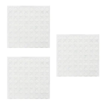

128pcs Door Knob Bumpers Self-adhesive Clear Transparent Small Door Stoppers Wall Protectors for Speakers Electronics Furniture