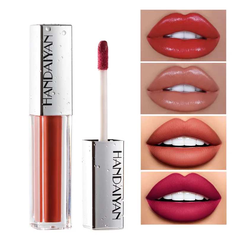 

Handaiyan Moisturizer Lip Gloss Long Lasting Nude Velvet Matte Liquid Lipstick Waterproof Clear Lipgloss Makeup Women Lip Tint