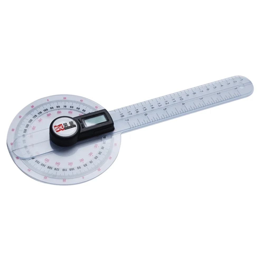 Digital Angle Measuring Ruler Plastic Orthopedic Protractor Goniometer