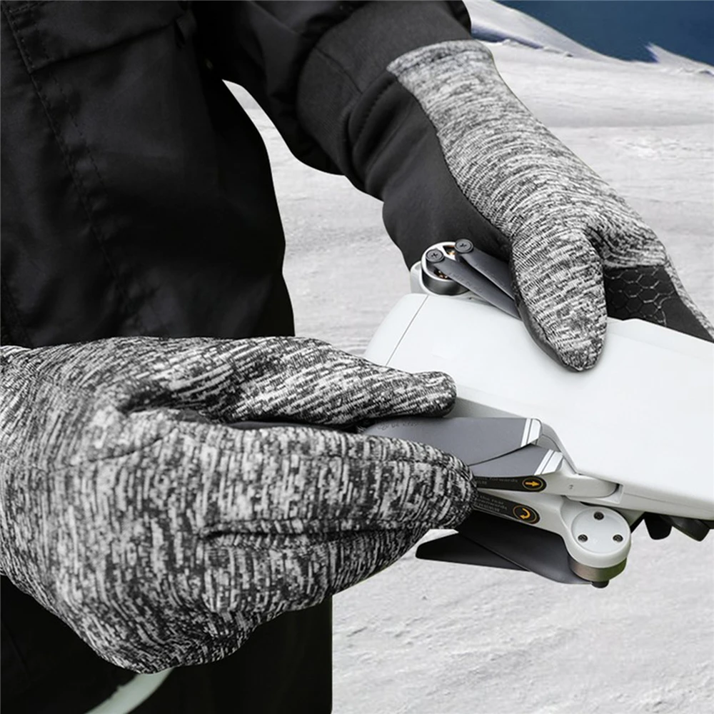 Hot Sale KUB 1 Pair Outdoor Cold Protection Gloves for DJI Mavic Mini Drone Windproof Warm Gloves Touch Screen Photography Accessories 