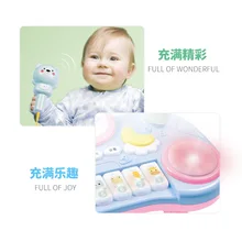 Дети Раннее Образование электронная клавиатура игривый wan ju qin инструмент Детские развивающие Раннее детство 3033 электронный ключ