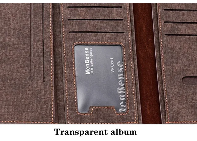 Delidaishu Designer Kangaroo Emblem Long Men's Wallet – Titanwise