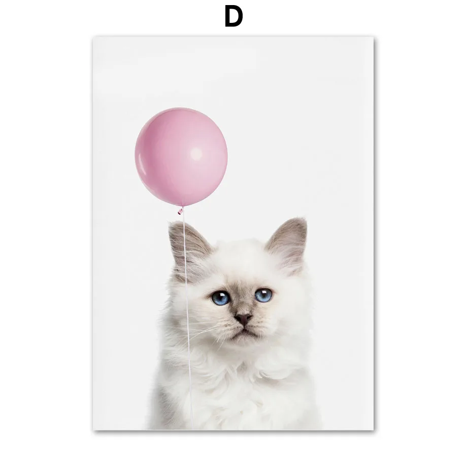 Nordic-Posters-And-Prints-Balloon-Panda-Bear-Rabbit-Koala-Wall-Art-Canvas-Painting-Animal-Wall-Pictures (5)