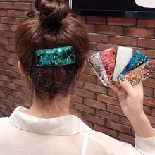 Модная блестящая женская блестящая заколка для волос заколки-пряжки для девочек заколки для волос аксессуары для волос