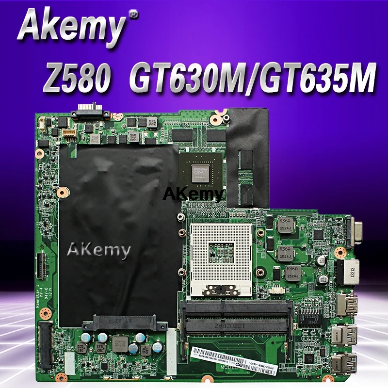 Z580 mainboard For Lenovo Z580 HM76 USB3.0 DALZ3AMB8E0 GT630M/GT635M laptop motherboard USB3.0 Test