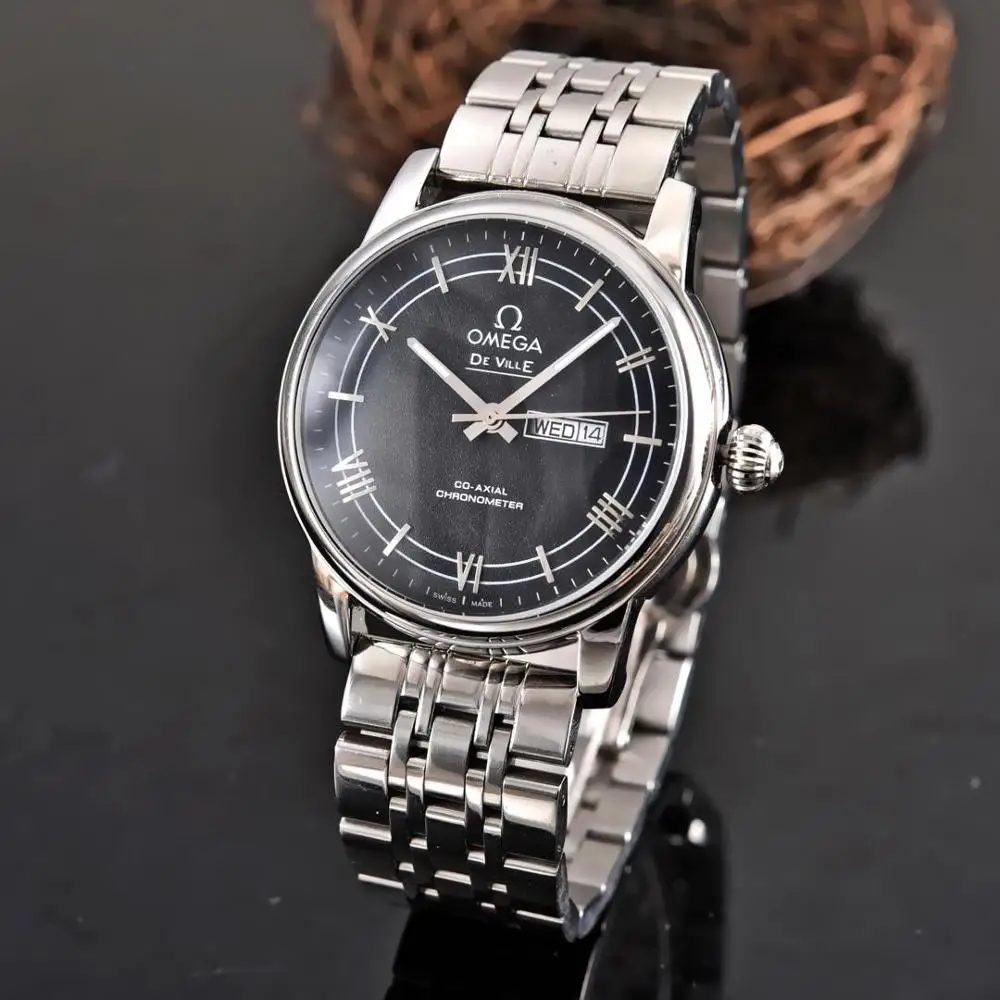 

Omega- Luxury Brand Ceramic Bezel Mens and wom Mechanical Automatic Movement 007Watch Designer Watches Wrist watches 1845