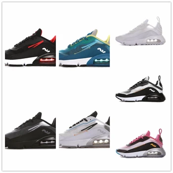 

Air Cushion 2090 Running Shoes For Men Women Outdoor Trainers 2020 Newest Design White Black Pure Platinum Bright Size 36-45