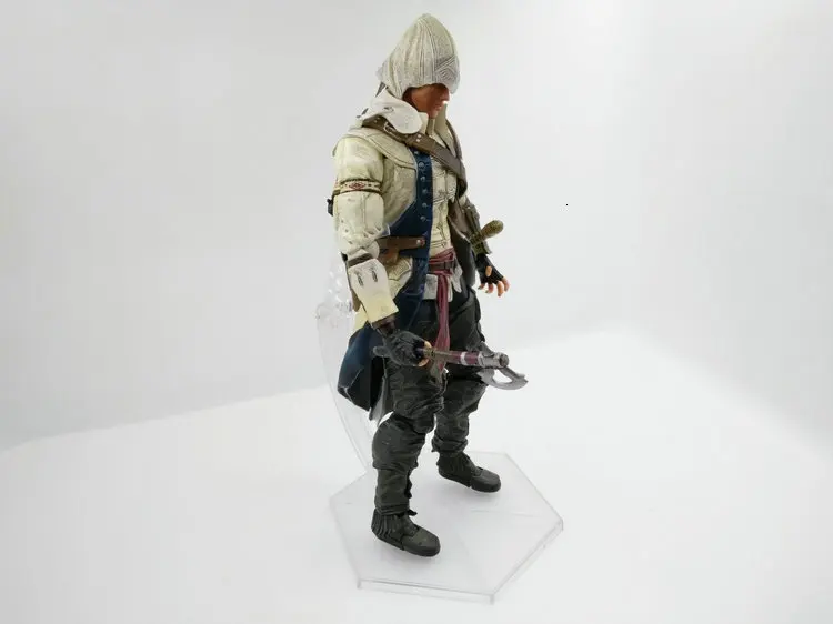 Фигурка Assassin Is Creed, PlayArts, Connor Kenway, подвижные игрушки, ПВХ, 27 см, модель, ПВХ, фильм, подарок, коллекционная кукла, Figma