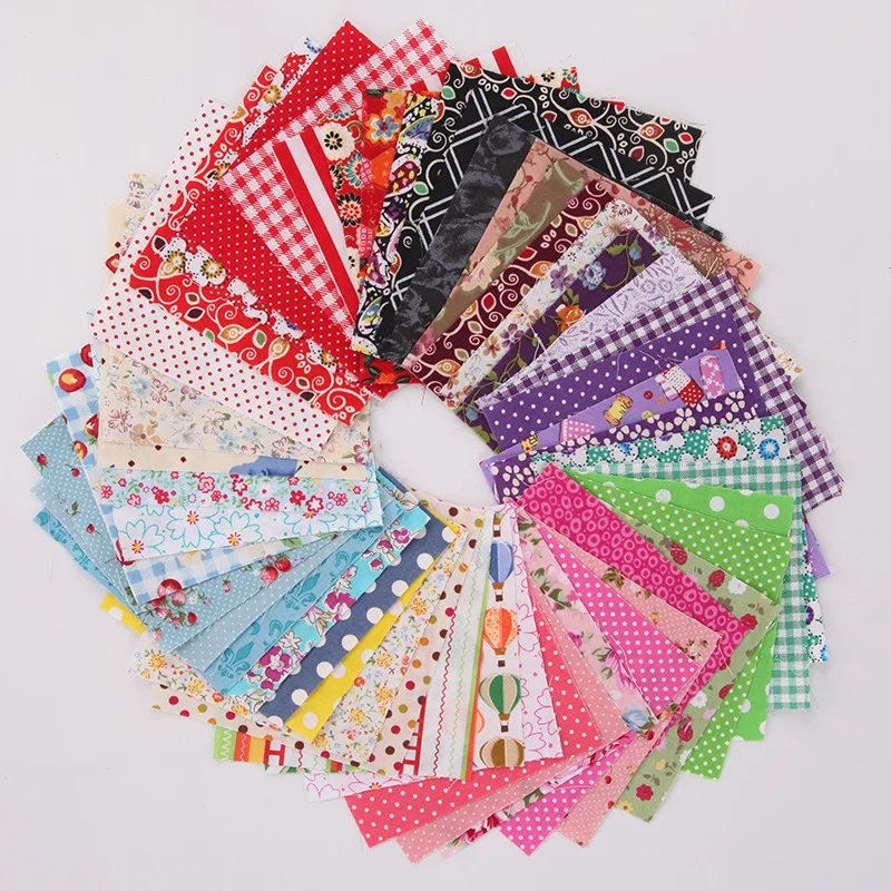 30-Sheet-Set-Square-Shape-Cotton-Mixed-Color-Gift-Accessories-Patchwork-Sewing-Home-Supplies-Flower-Pattern