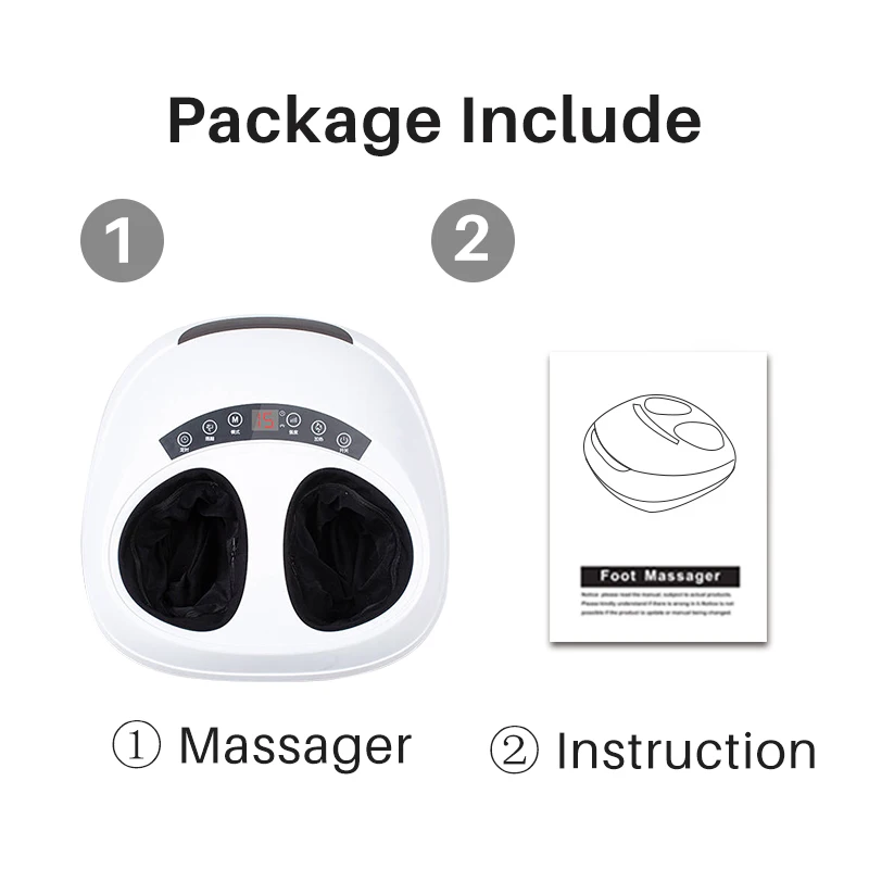 Electric Shiatsu Foot Massager with Heating and Air Pressure