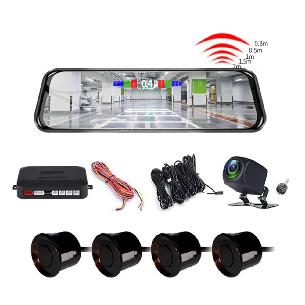 

10-inch Streaming Media Parking Sensor Driving Recorder Full Screen Navigation Dual Video Auto Accessories