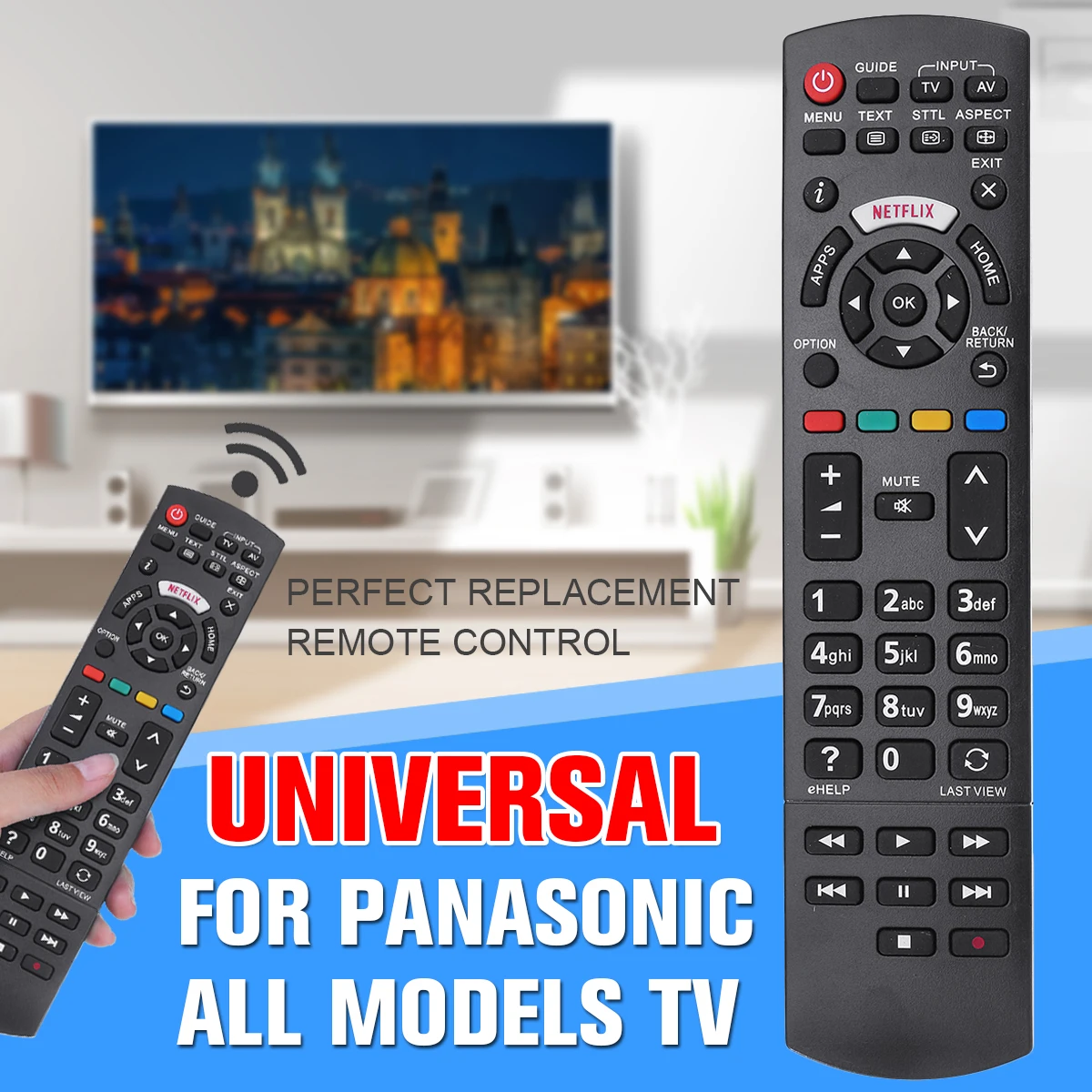 Универсальный пульт дистанционного управления для ЖК/LED/HDTV Panasonic TV N2QAYB000572 N2QAYB000487