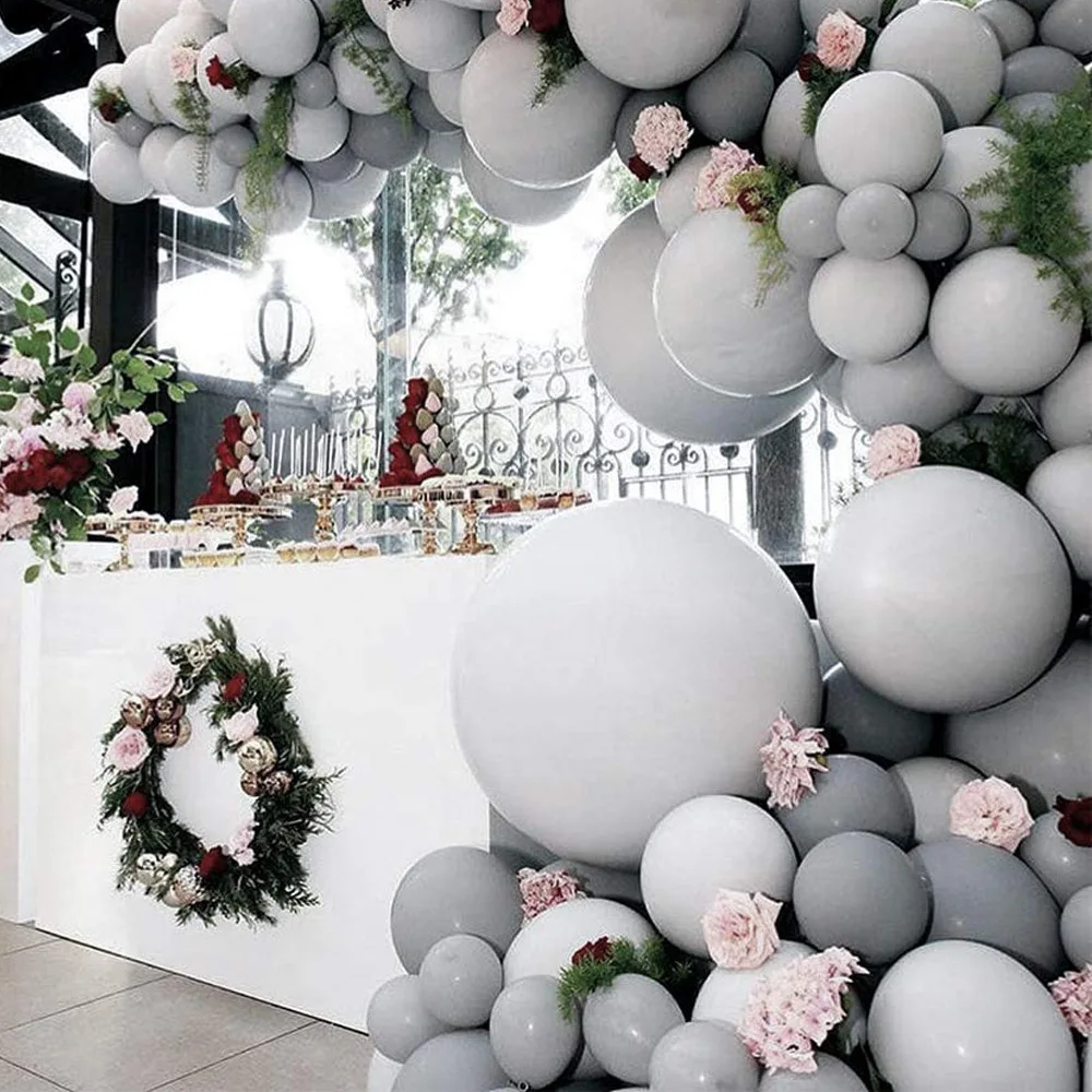 

Party Arrangement High Archives Gray Balloon Matte Marry Gift Decoration Conference Hall Market Activity Balloon