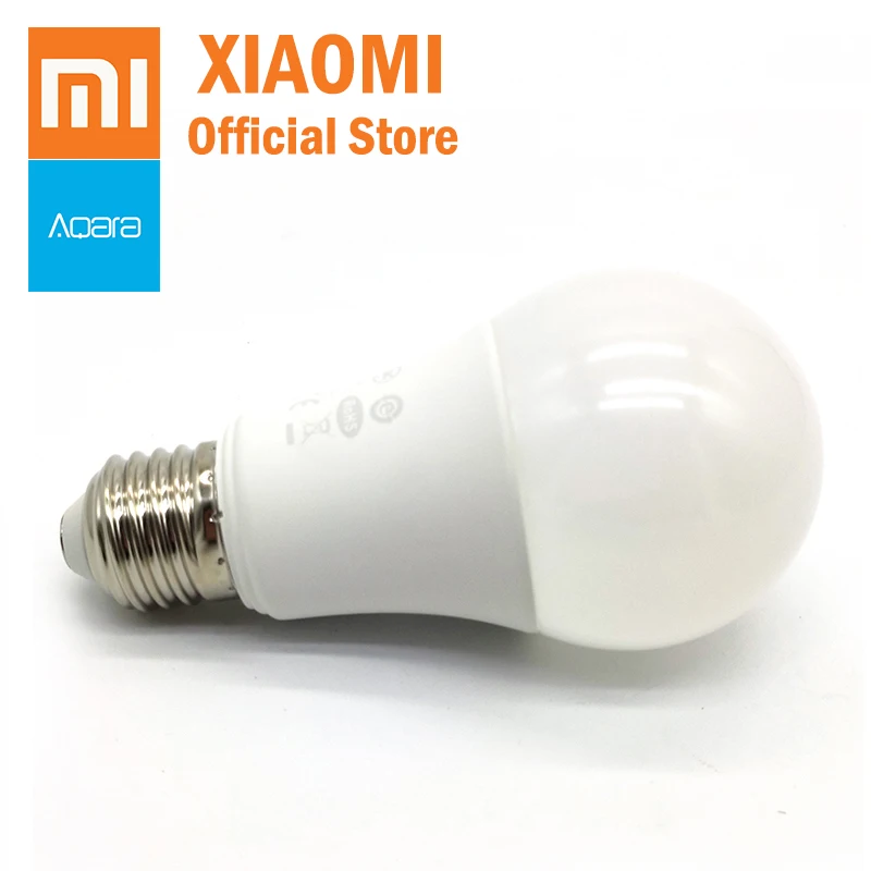 

New Xiaomi Aqara Zigbee Smart White Color LED Bulb 9W E27 2700K-6500K 806lum smart warm Light Work with MI Home App