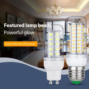 

220V LED Corn Light 5730 SMD RC Corn Light E27 Household Energy-saving Bulb 24W 36W 48W 56W 69W 72W Chandelier Home Lighting