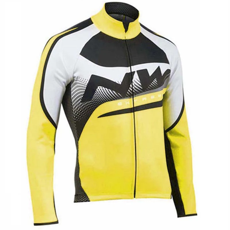 NW Cycling Jersey Men Autumn Spring Long Sleeve Mountain Bike shirt Racing Bicycle Clothing Ropa Ciclismo Hombre K092709 - Цвет: 07