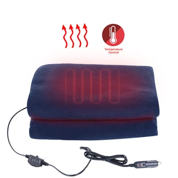 

59"x43" Car Heating Blanket Energy Saving Warm 12V Car Autumn Winter Electric Blanket With 3 Levels Position Control 145*100 cm