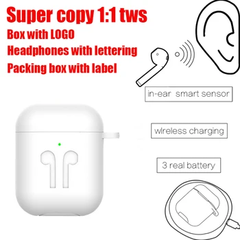 

100% copy AP2 1: 1 TWS pop-up in-ear detection wireless Bluetooth headset change name PK i60 i200 i500 i1000 W1 / H1 chip