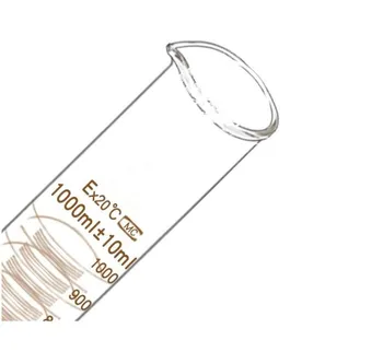 

Glass cylinder 5ml-2000ml transparent band graduated cylinder