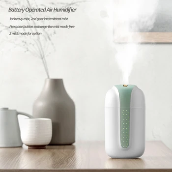 

330ML Star Air Humidifier Rich Fog Portable Rechargeable Ultrasonic USB Aroma Essential Oil Diffuser For Car Office Air Purify