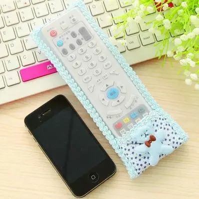 

1 Piece Fabric Lace Remote Control Cover Protector Mando TV Anti Dust Water Non-slip Home Stuff Air Condition Accessories